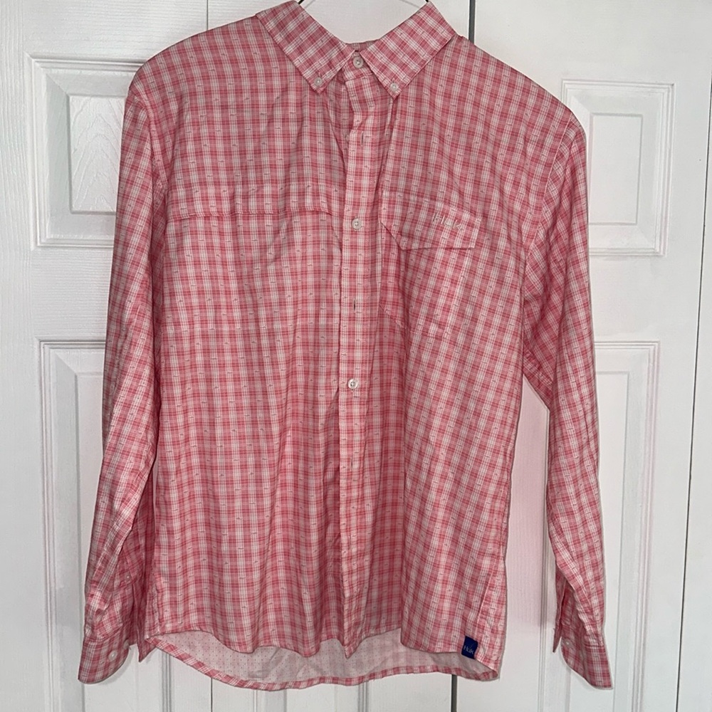 Huktide point long sleeve button down sailfish